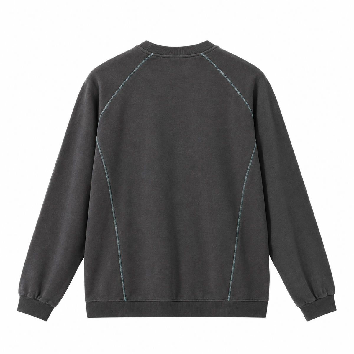 Men's raglan sleeve t-shirt in dark gray